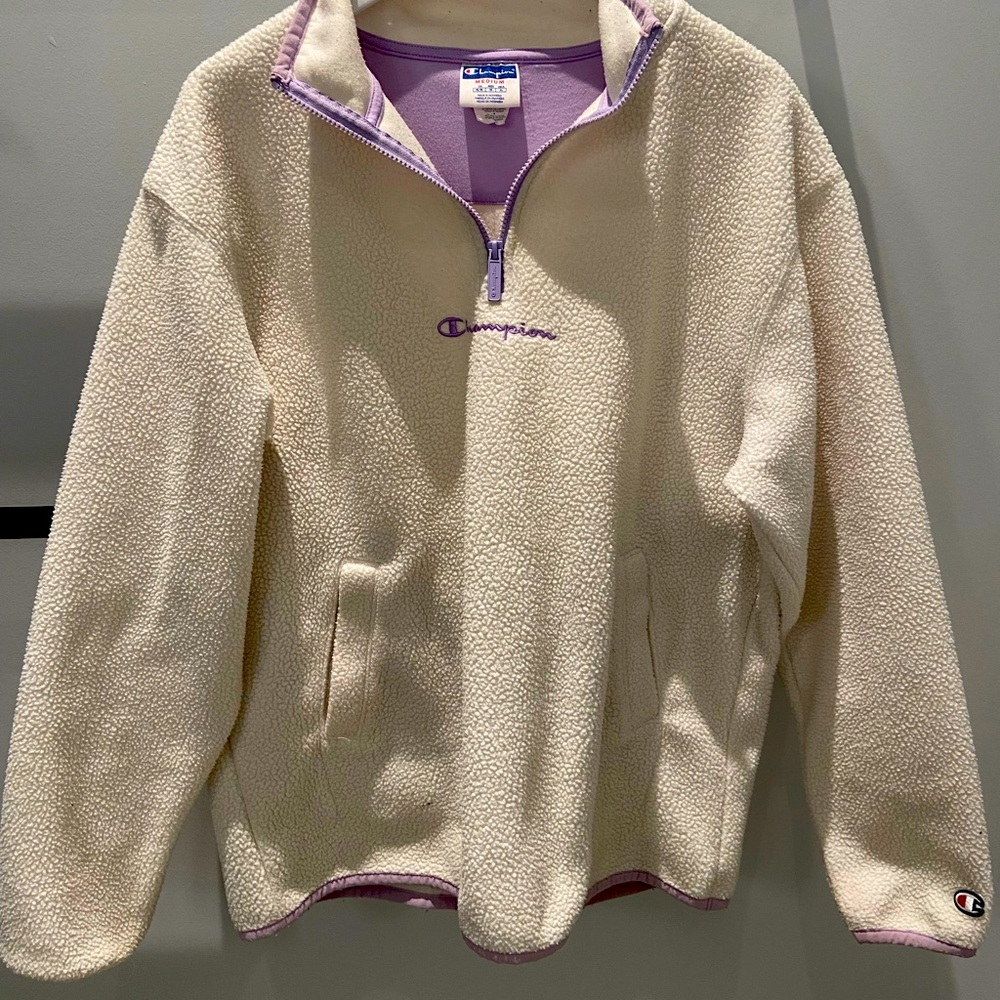 URBAN OUTFITTERS SHERPA FLEECE PULLOVER
